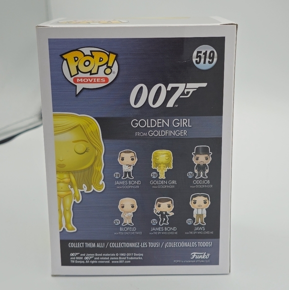 Funko POP! 007 James Bond #519 Golden Girl Vinyl Figure - Picture 4 of 6